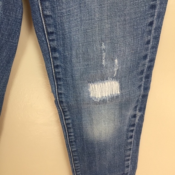 [J. Crew Factory] Distressed Stretch Skinny Jeans - Picture 3 of 8